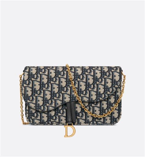 dior oblique weste|CHRISTIAN DIOR Oblique Bobby East West Pouch With Chain .